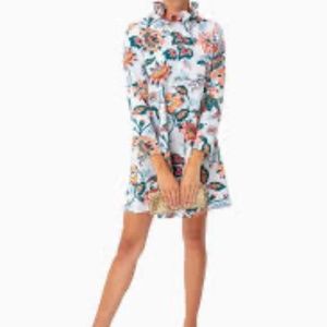 Tuckernuck Floral Ruffle neck dress